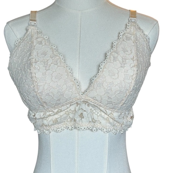 Momanda Lace Nursing Bralette 38 D - Picture 1 of 5